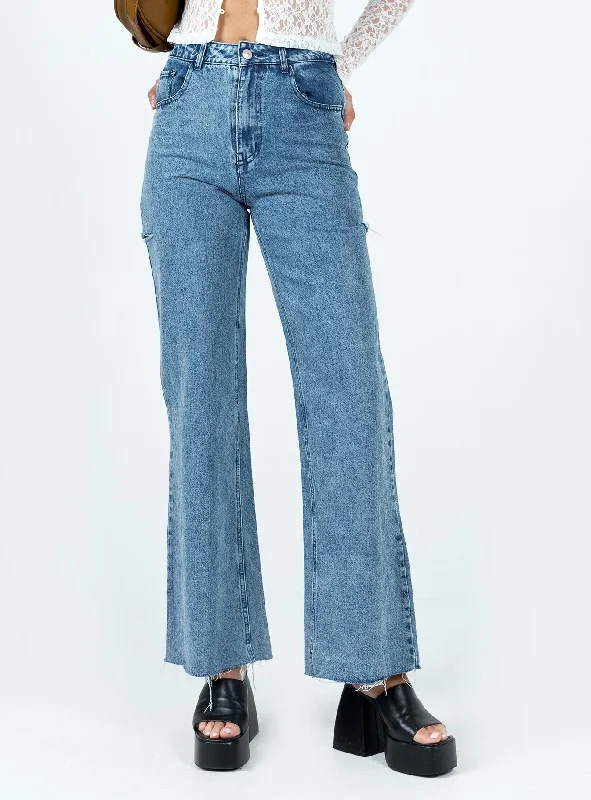 Affordable Women's Clothes Best Deals Of The Season Flloyd Wide Leg Jean Denim