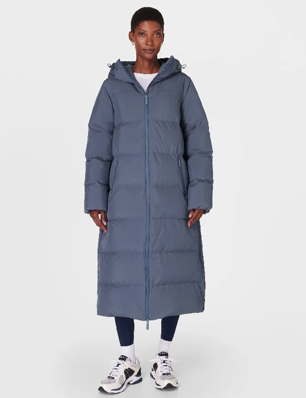 Stylish Outerwear Clothing For Women Designer Wear On Sale Nimbus Longline Puffer - Endless Blue Stylish Outerwear Clothing For Women Designer Wear On Sale Nimbus Longline Puffer - Endless Blue