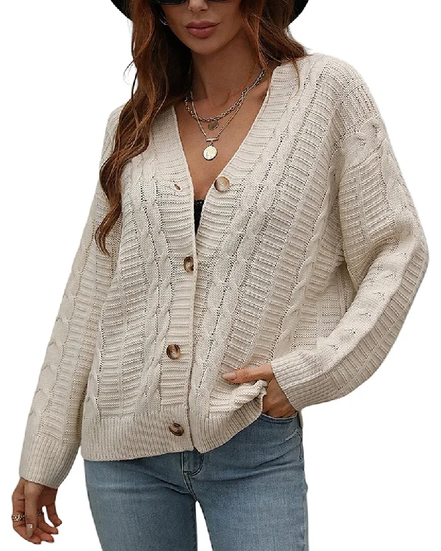 Women's Vintage-Inspired Clothing Minimalist Chic Luna Tuccini Cardigan