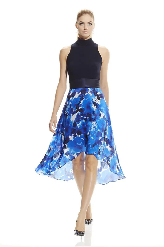 Chic Clothes For Women Spring Fashion Theia - 882825SC Sleeveless Floral Print High Low Dress