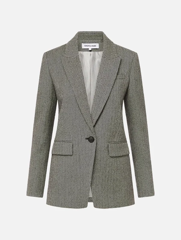Stylish Women's Outfit Fashion Sale Vega Dickey Jacket in Black White