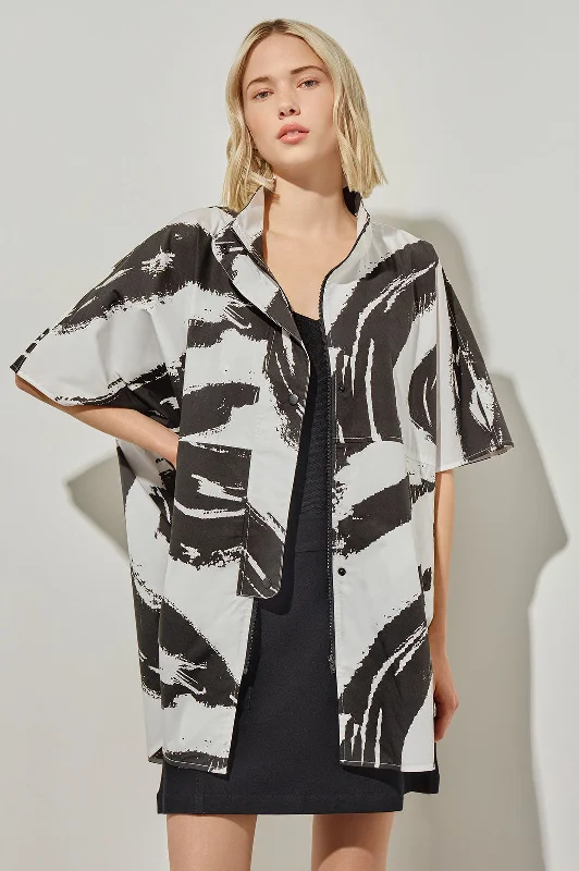 Formal Outfit For Women Seasonal Trends Plus Size Abstract Dolman Sleeve Jacket - 100% Cotton Formal Outfit For Women Seasonal Trends Plus Size Abstract Dolman Sleeve Jacket - 100% Cotton
