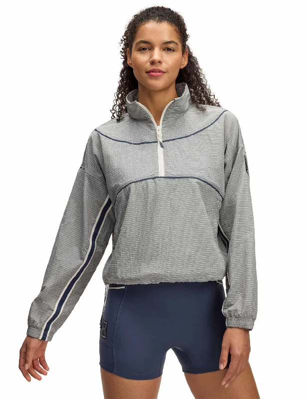 Chic Women's Outfit Hot Picks Run 96 Jacket - White Quartz/Downpour Grey