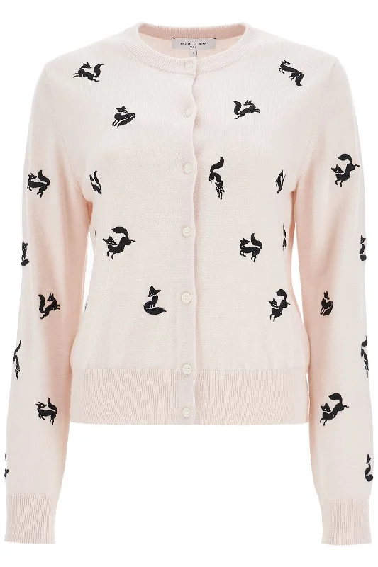 Women's Occasion Wear Clothes Limited Stock, Big Discounts Maison Kitsune Women's Fancy Fox Cardigan Women's Occasion Wear Clothes Limited Stock, Big Discounts Maison Kitsune Women's Fancy Fox Cardigan