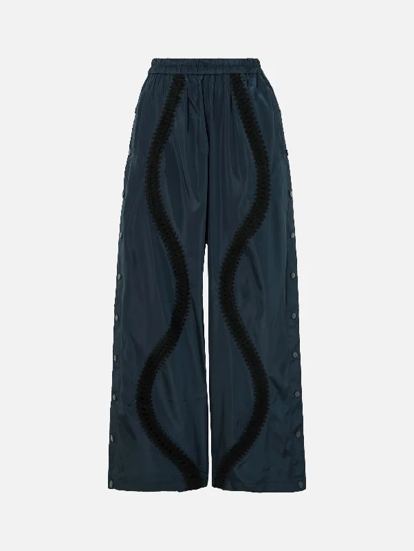 Women's Resort Apparel Mother's Day Special Averie Windbreaker Track Pants in Navy Women's Resort Apparel Mother's Day Special Averie Windbreaker Track Pants in Navy