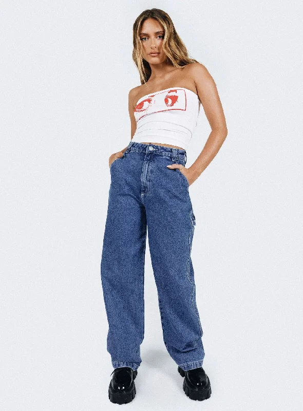 Women's Plus-Size Garments Trending Items Abrand Carrie Carpenter Cecilia Organic Mid Blue Women's Plus-Size Garments Trending Items Abrand Carrie Carpenter Cecilia Organic Mid Blue