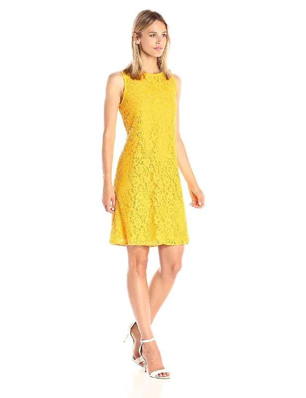 Women's Casual Clothing For Lounging Limited Time Offers Nine West - Floral Lace Sleeveless Dress 10647202SC