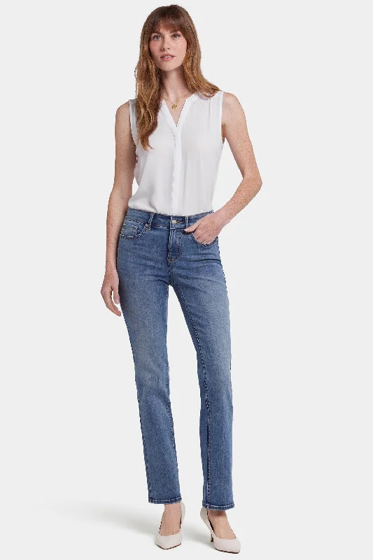 Women's Sporty Clothes Massive Savings Marilyn Straight Jeans In Long Inseam - Majorca Bay Women's Sporty Clothes Massive Savings Marilyn Straight Jeans In Long Inseam - Majorca Bay