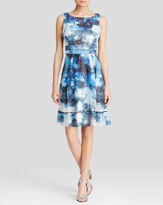 Women's Functional Outdoor Garments Limited Stock Adrianna Papell - Sleeveless Bateau Printed Dress 12242570SC Women's Functional Outdoor Garments Limited Stock Adrianna Papell - Sleeveless Bateau Printed Dress 12242570SC