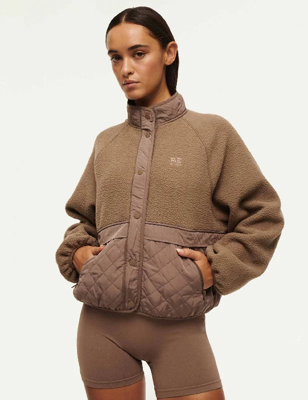 Women's Comfy Loungewear Outfit Huge Markdowns Technique Quilt Jacket - Fossil