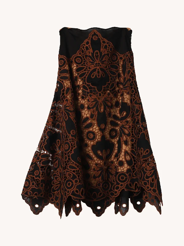 Chic Women's Garments Lightweight Fabric Quiere Mucho Ankle Skirt