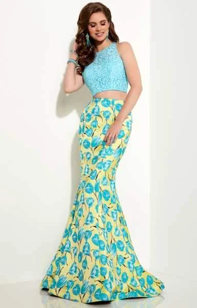Women's Transitional Apparel Summer Essentials Studio 17 - 12628SC Lace Sleeveless Two Piece Trumpet Dress