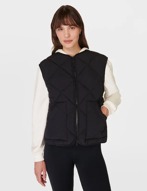 Women's Trendy Outfit Flash Sales On the Move Gilet - Black