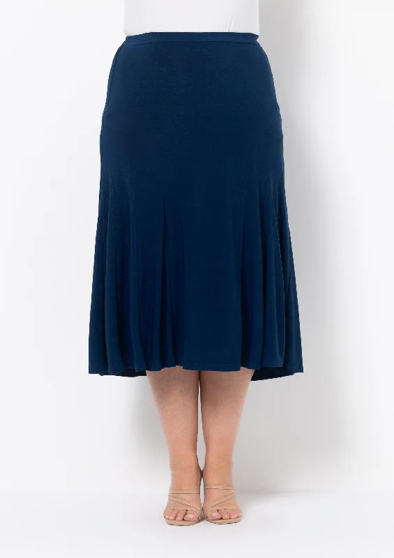 Stylish Women's Outfit Hot Picks Gored Jersey Skirt