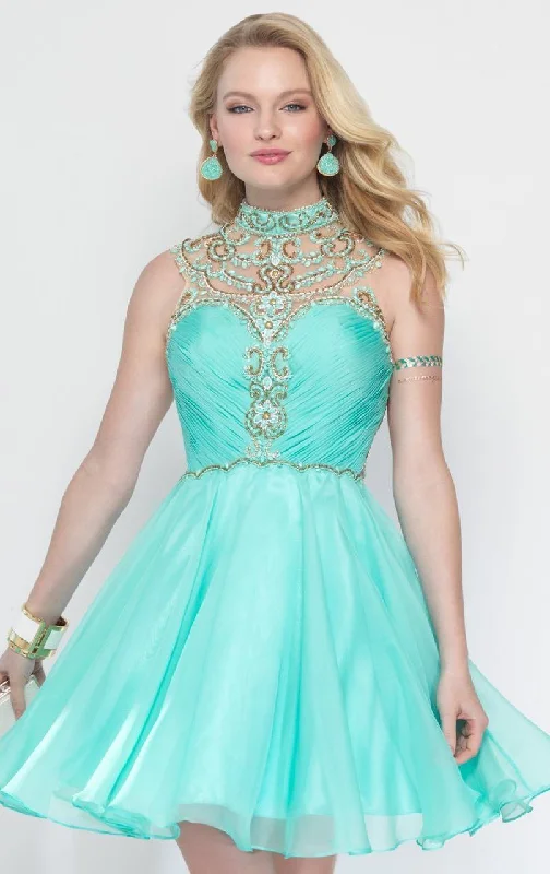 Women's Clothes For Outdoor Events Hot Trends Alyce Paris Sweet 16 3681 - Sleeveless Adorned A-line Dress