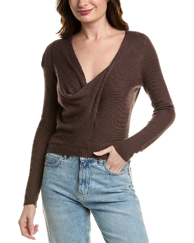Stylish Women's Garments Wardrobe Refresh LYR by Splendid Loopknit Surplice Cashmere-Blend Sweater Stylish Women's Garments Wardrobe Refresh LYR by Splendid Loopknit Surplice Cashmere-Blend Sweater