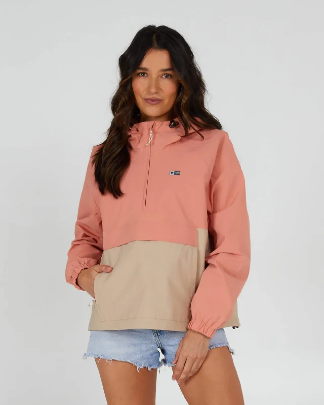 Women's Charming Outfit For Events Special Offer For You Mainsail Anorak - Terracotta/Sand Dune Women's Charming Outfit For Events Special Offer For You Mainsail Anorak - Terracotta/Sand Dune