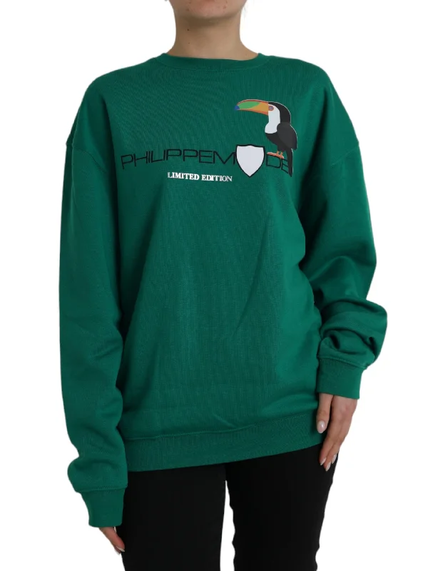Timeless Women's Apparel Find Your Unique Flair Philippe Model Cotton Logo Print Long Sleeves Pullover Women's Sweater (Pre-Owned) Timeless Women's Apparel Find Your Unique Flair Philippe Model Cotton Logo Print Long Sleeves Pullover Women's Sweater (Pre-Owned)