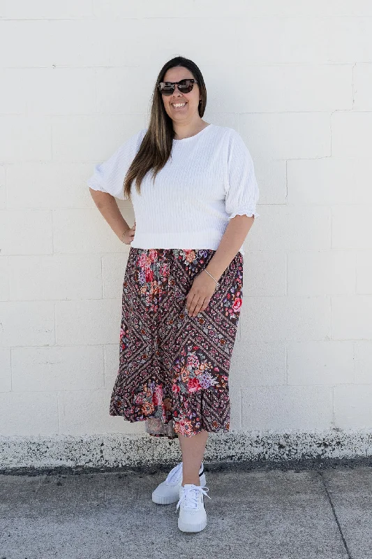 Women's Casual Wear Clothing Shop Sales Woodland Floral -  Magnolia Maxi Skirt