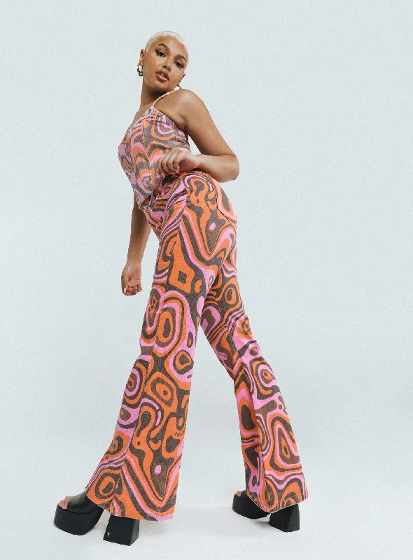 Sustainable Fashion Clothing For Women Unleash Your Trendy Side Abrand Double Oh Flare Print Jeans Multi Sustainable Fashion Clothing For Women Unleash Your Trendy Side Abrand Double Oh Flare Print Jeans Multi