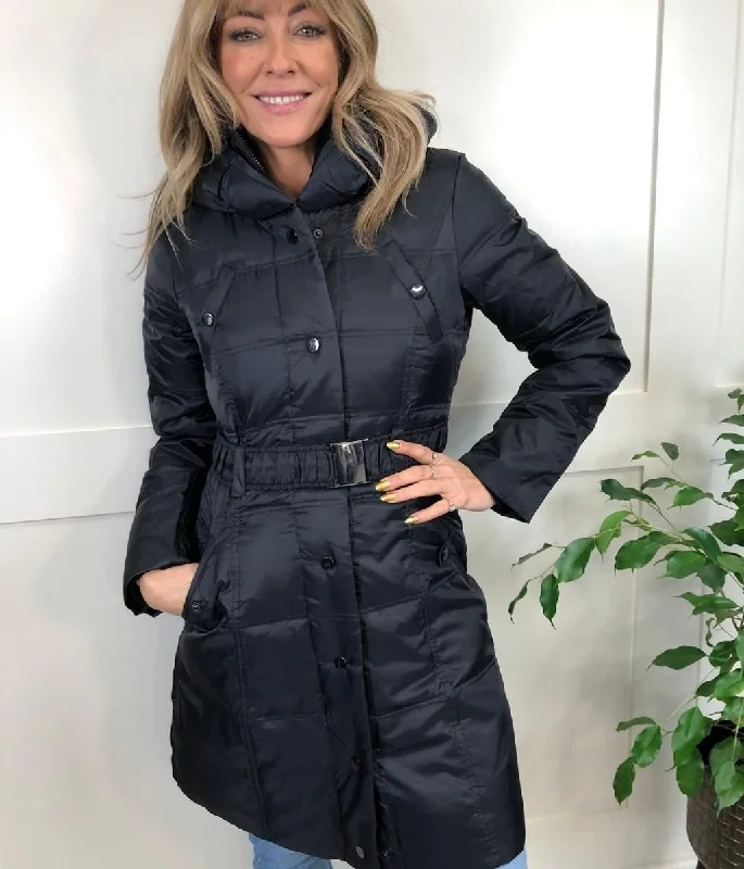Women's Floral Print Outfit Crazy Discounts, Hurry Up Black Shawl Collar Belted Down Coat Women's Floral Print Outfit Crazy Discounts, Hurry Up Black Shawl Collar Belted Down Coat