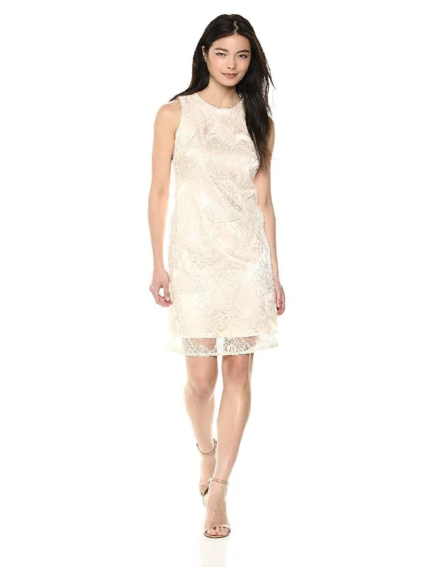 Women's Vacation Outfit New Styles Just In Taylor - Sleeveless Sequin Mesh Sheath Dress 9734MSC