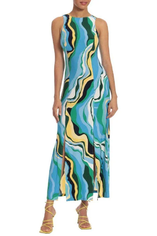 Women's Charming Outfit For Events Forward Trendsetter Donna Morgan DT037M - Sleeveless Dress