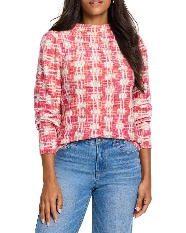 Women's Functional Outdoor Garments Evening Elegance NIC+ZOE Waffle Stitch Stamp Sweater Women's Functional Outdoor Garments Evening Elegance NIC+ZOE Waffle Stitch Stamp Sweater